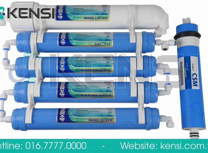 Chức năng nổi bật của hệ thống các lõi lọc bổ sung trong máy lọc nước Kensi